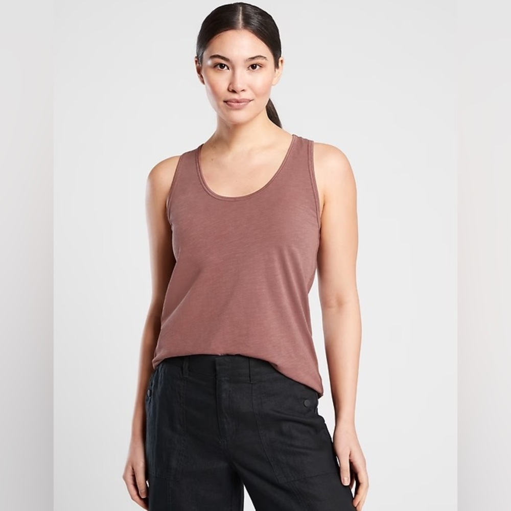Athleta Organic Cotton Daily Tank Top Hearth Rose